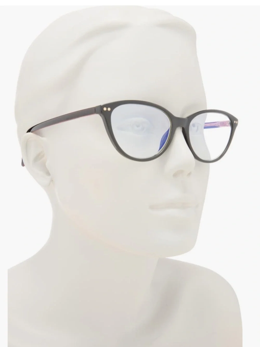 New Kate Spade Roanne Cat Eye Readers Glasses w Case Blue Light Blocking 2.50